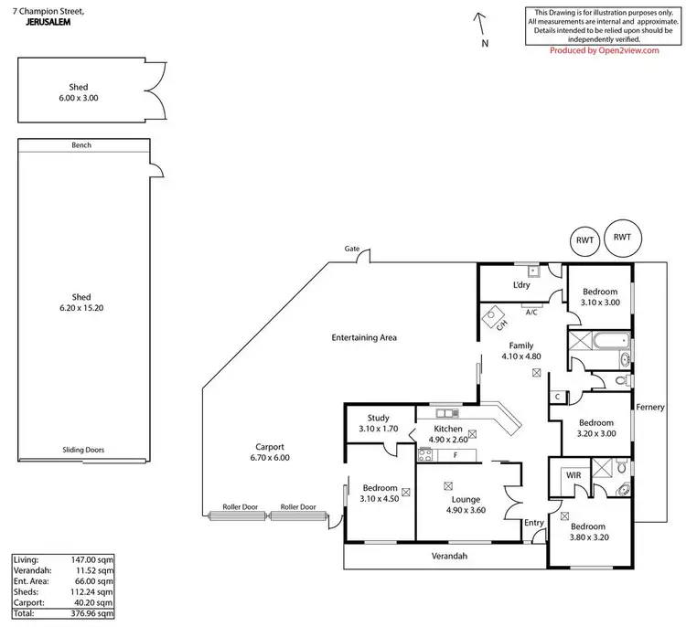 Floorplan of Homely house listing, 7 Champion Street, Kadina SA 5554