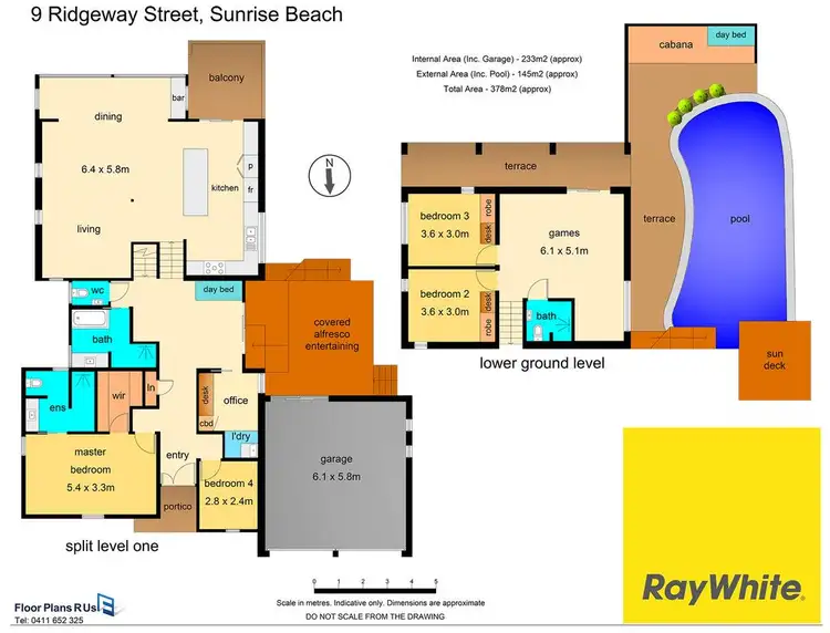 Floorplan of Homely house listing, 9 Ridgeway Street, Sunrise Beach QLD 4567