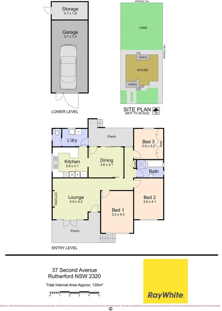 Floorplan of Homely house listing, 37 Second Avenue, Rutherford NSW 2320