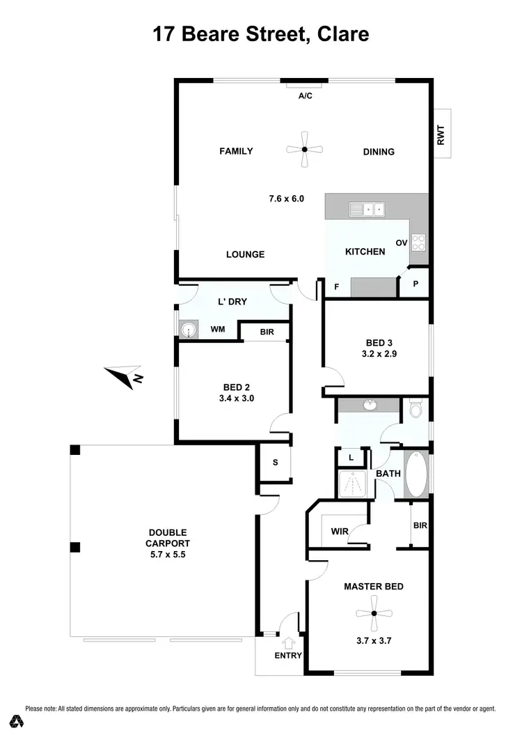 Floorplan of Homely house listing, 17 Beare Street, Clare SA 5453