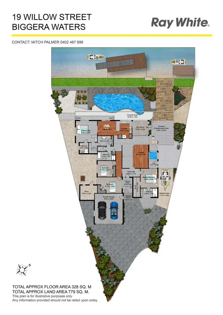 Floorplan of Homely house listing, 19 Willow Street, Biggera Waters QLD 4216