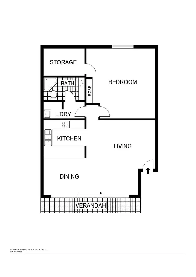Floorplan of Homely apartment listing, 35/10 Dominion Circuit, Forrest ACT 2603