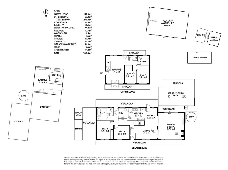 Floorplan of Homely house listing, 7 Pulleine Road, Nairne SA 5252