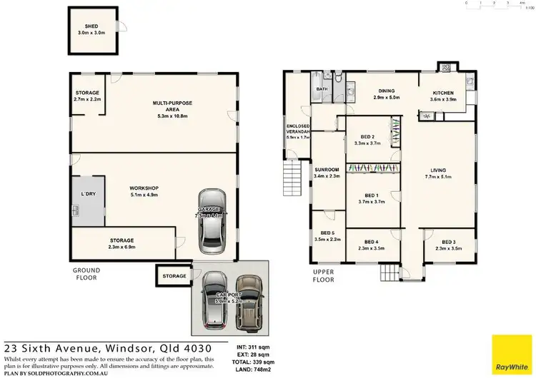 Floorplan of Homely house listing, 23 Sixth Avenue, Windsor QLD 4030