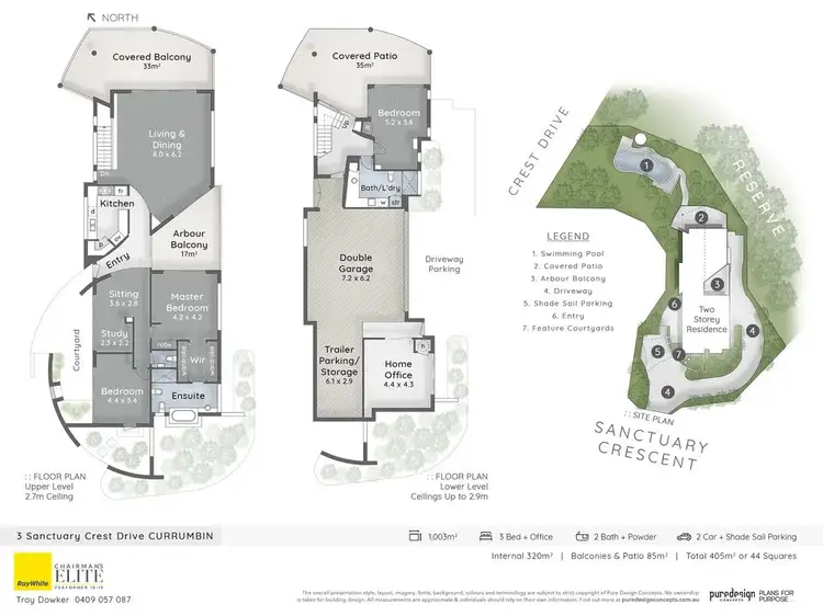 Floorplan of Homely house listing, 3 Sanctuary Crest Drive, Currumbin QLD 4223