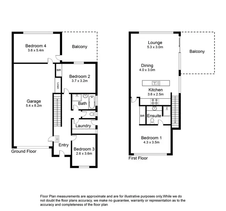 Floorplan of Homely house listing, 1/8E Lake Terrace West, Mount Gambier SA 5290