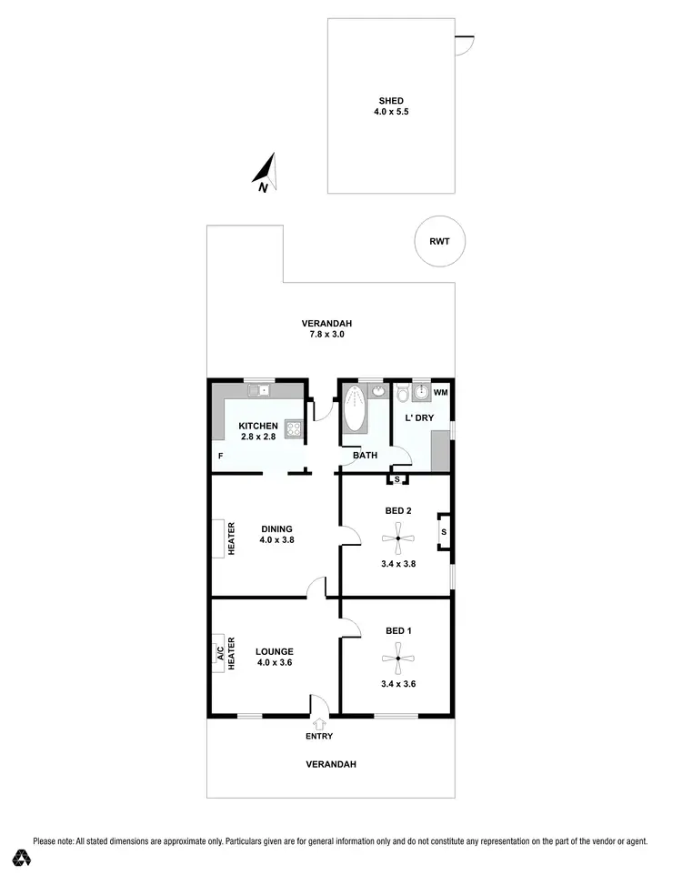 Floorplan of Homely house listing, 9 Humphrey Street, Balaklava SA 5461