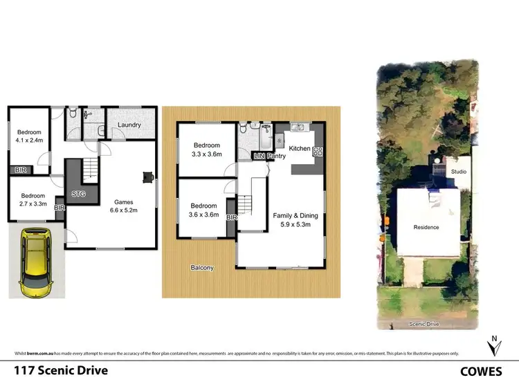 Floorplan of Homely house listing, 117 Scenic Drive, Cowes VIC 3922