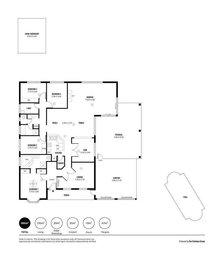 Floorplan of Homely house listing, 11 Boves Court, Paralowie SA 5108
