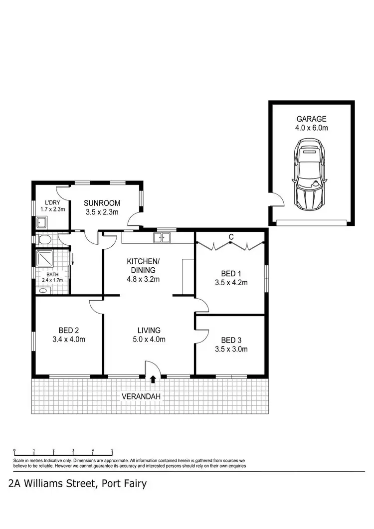 Floorplan of Homely house listing, 2A William Street, Port Fairy VIC 3284