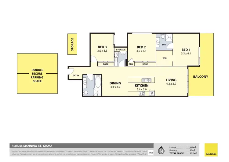 Floorplan of Homely apartment listing, 4205/65 Manning Street, Kiama NSW 2533