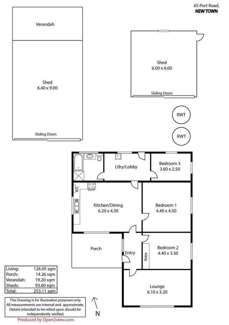 Floorplan of Homely house listing, 65 Port Road, Kadina SA 5554