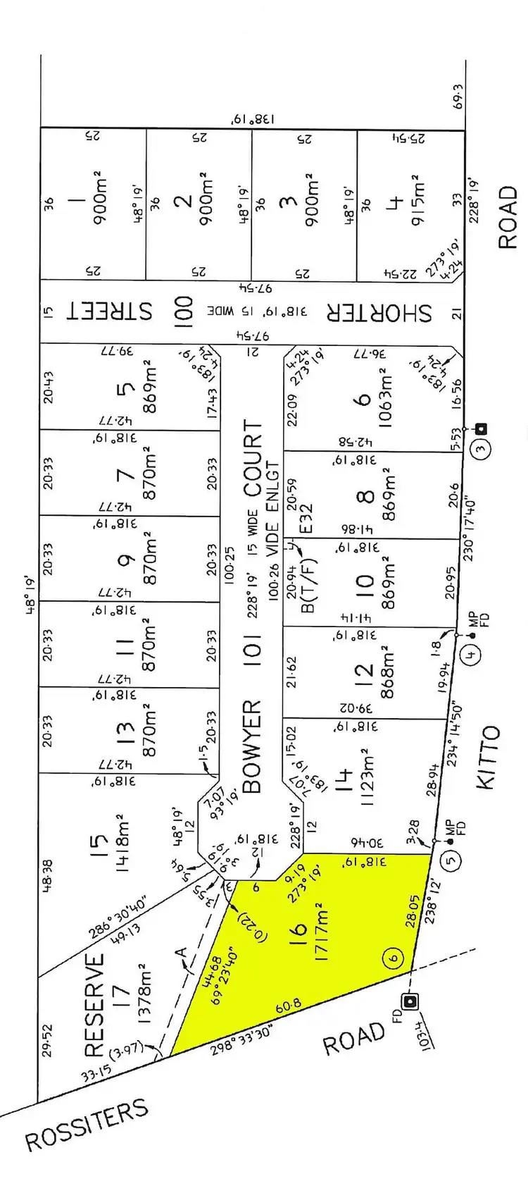 Floorplan of Homely land listing, 6 (Lot 16) Bowyer Court, Moonta Bay SA 5558
