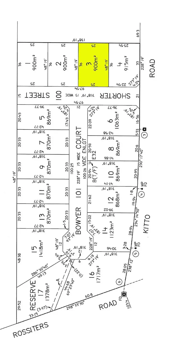 Floorplan of Homely land listing, 4 (Lot 3) Shorter Street, Moonta Bay SA 5558