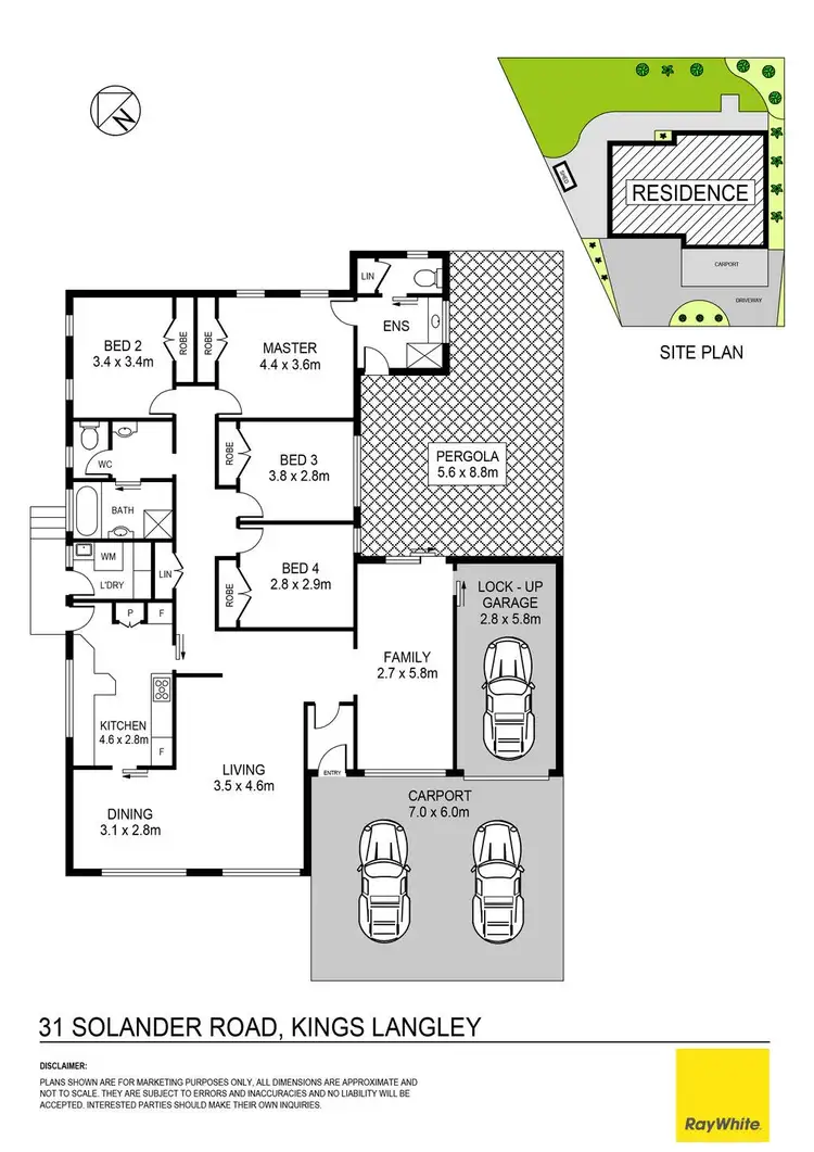 Floorplan of Homely house listing, 31 Solander Road, Kings Langley NSW 2147