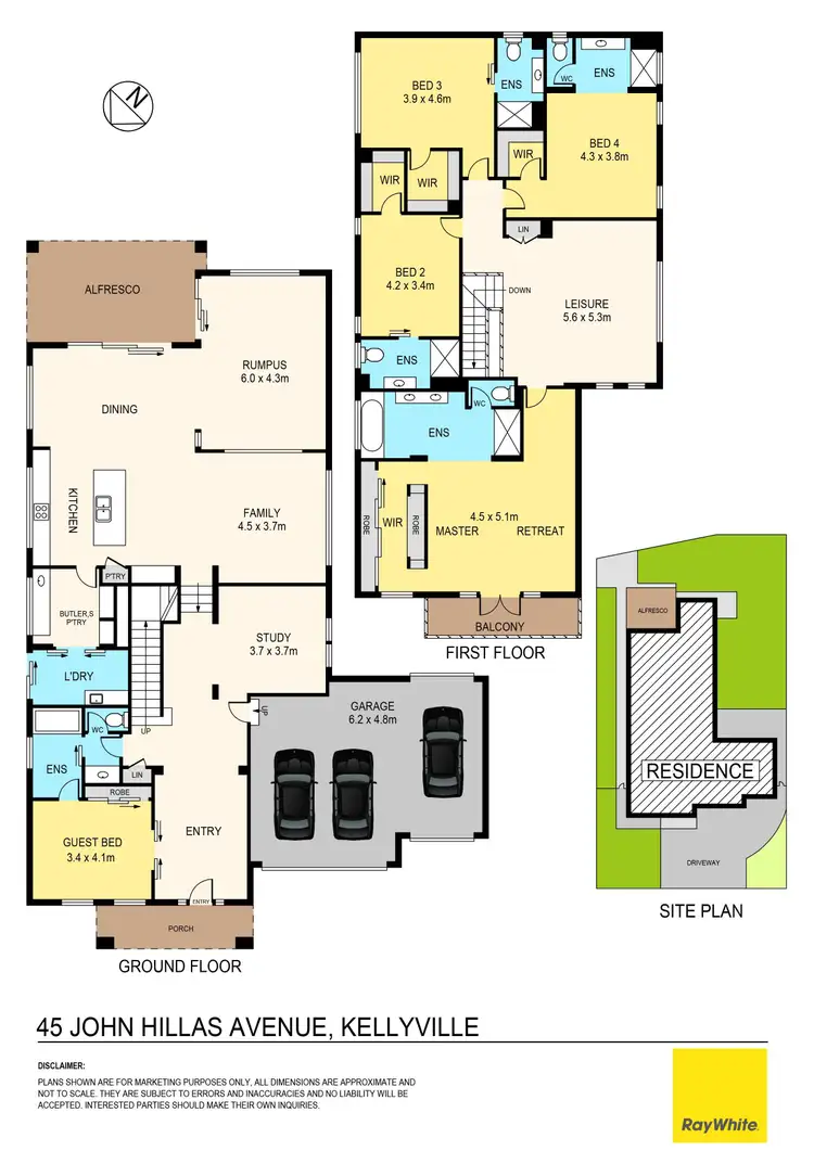 Floorplan of Homely house listing, 45 John Hillas Avenue, Kellyville NSW 2155