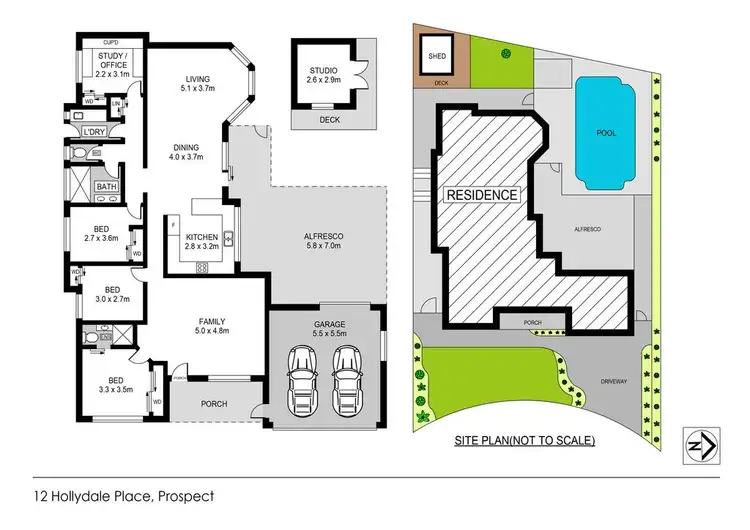 Floorplan of Homely house listing, 12 Hollydale Crescent, Prospect NSW 2148