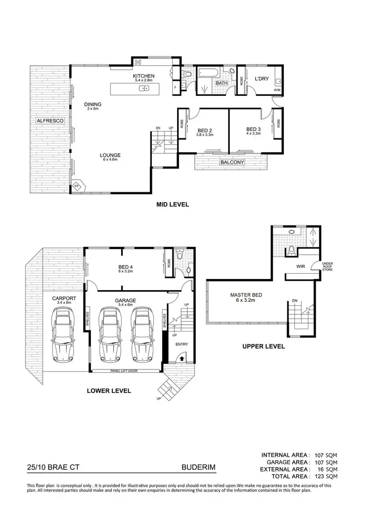 Floorplan of Homely house listing, 25/10 Panorama Ridge Road, Buderim QLD 4556