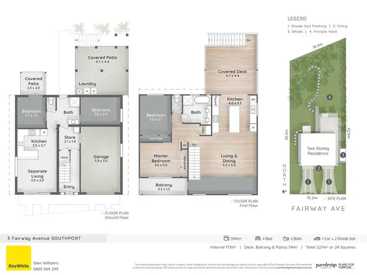 Floorplan of Homely house listing, 3 Fairway Avenue, Southport QLD 4215