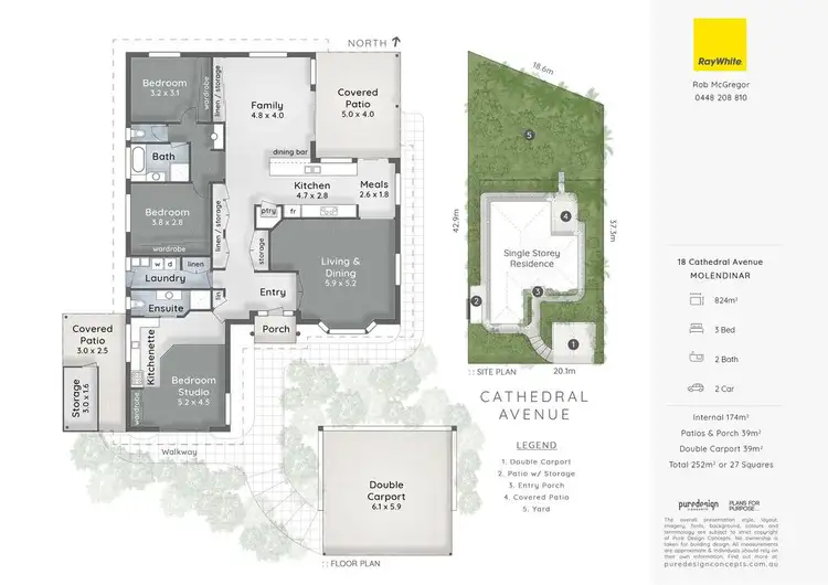 Floorplan of Homely house listing, 18 Cathedral Avenue, Molendinar QLD 4214