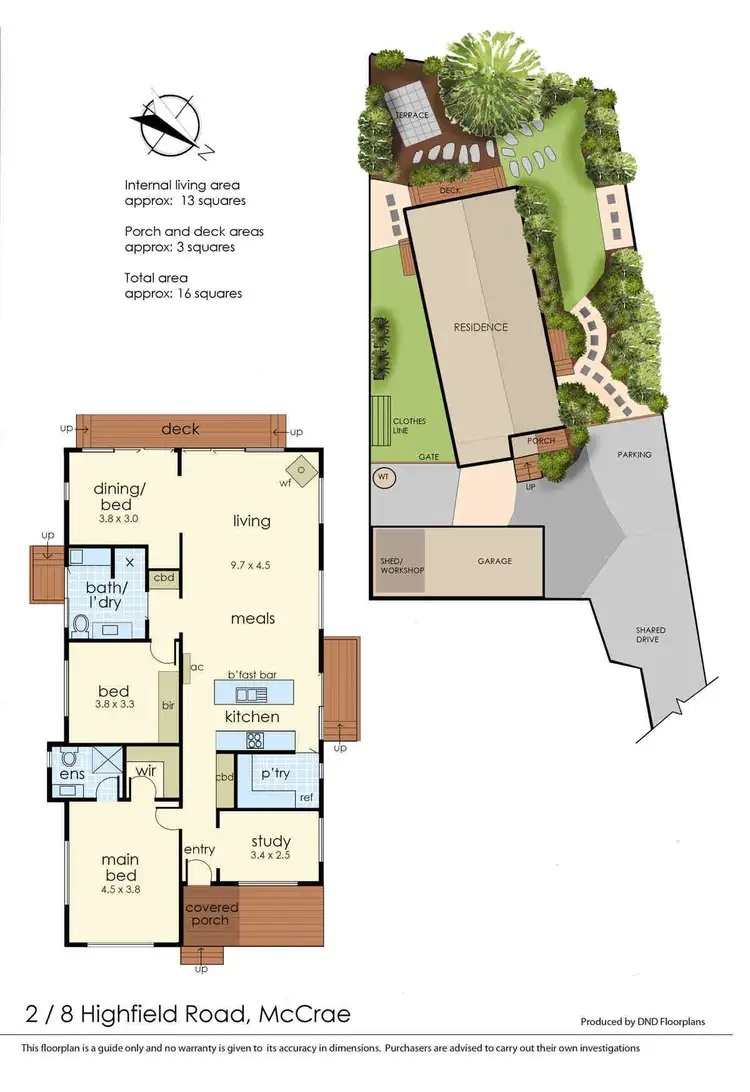 Floorplan of Homely house listing, 2/8 Highfield Road, Mccrae VIC 3938