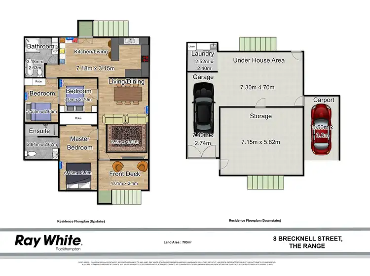 Floorplan of Homely house listing, 8 Brecknell Street, The Range QLD 4700