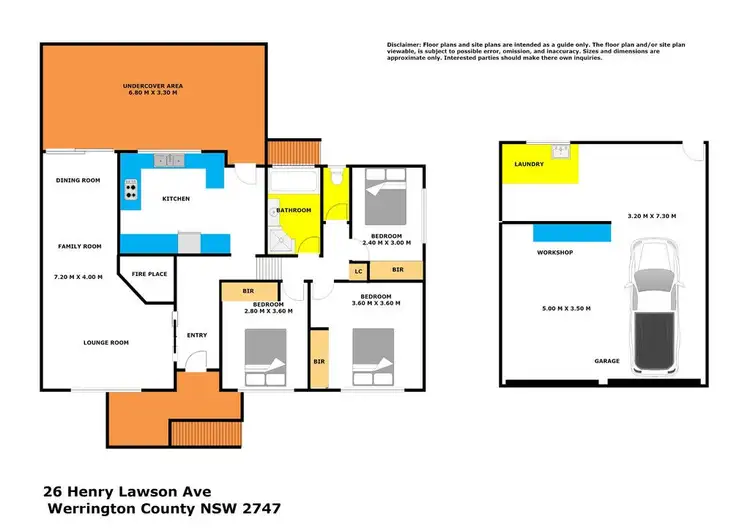 Floorplan of Homely house listing, 26 Henry Lawson Aveue, Werrington County NSW 2747