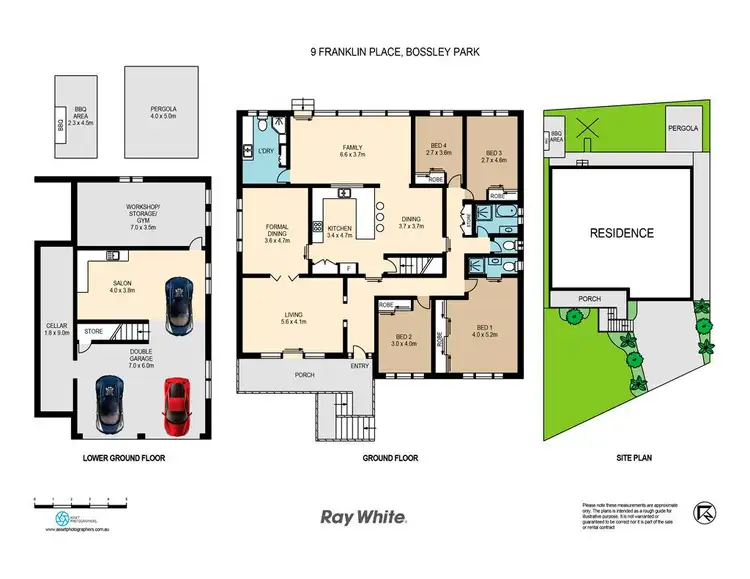Floorplan of Homely house listing, 9 Franklin Place, Bossley Park NSW 2176