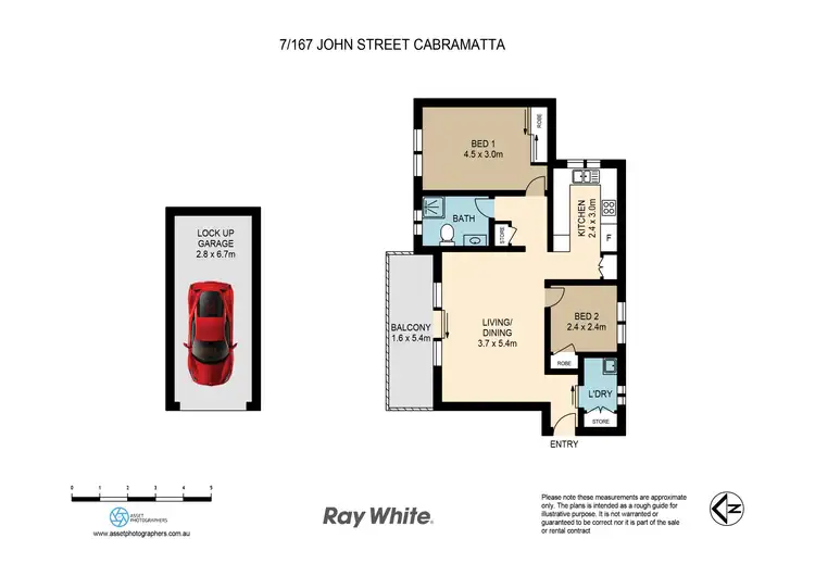Floorplan of Homely unit listing, 7/167-169 John Street, Cabramatta NSW 2166