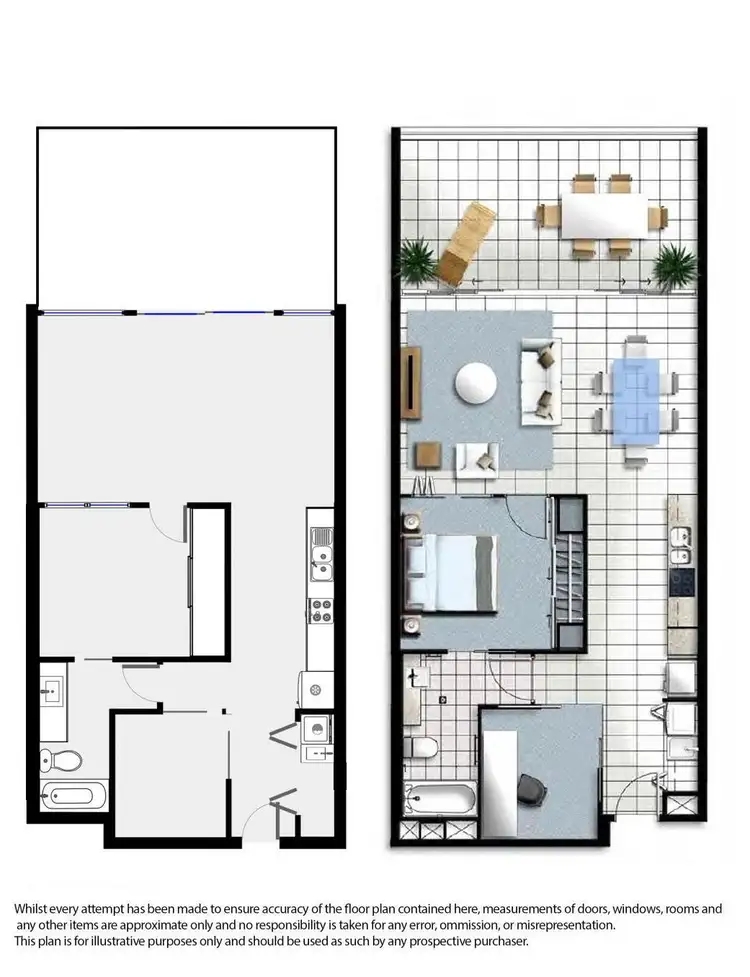 Floorplan of Homely apartment listing, 102/30 Paradise Island, Surfers Paradise QLD 4217