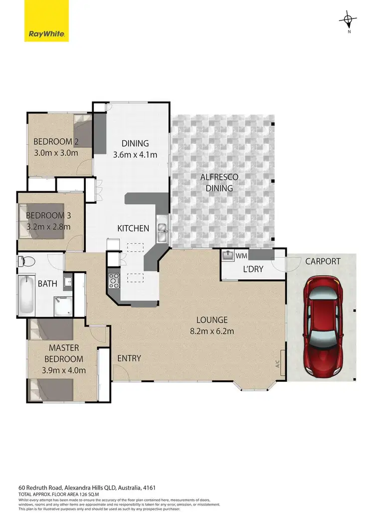 Floorplan of Homely house listing, 60 Redruth Road, Alexandra Hills QLD 4161