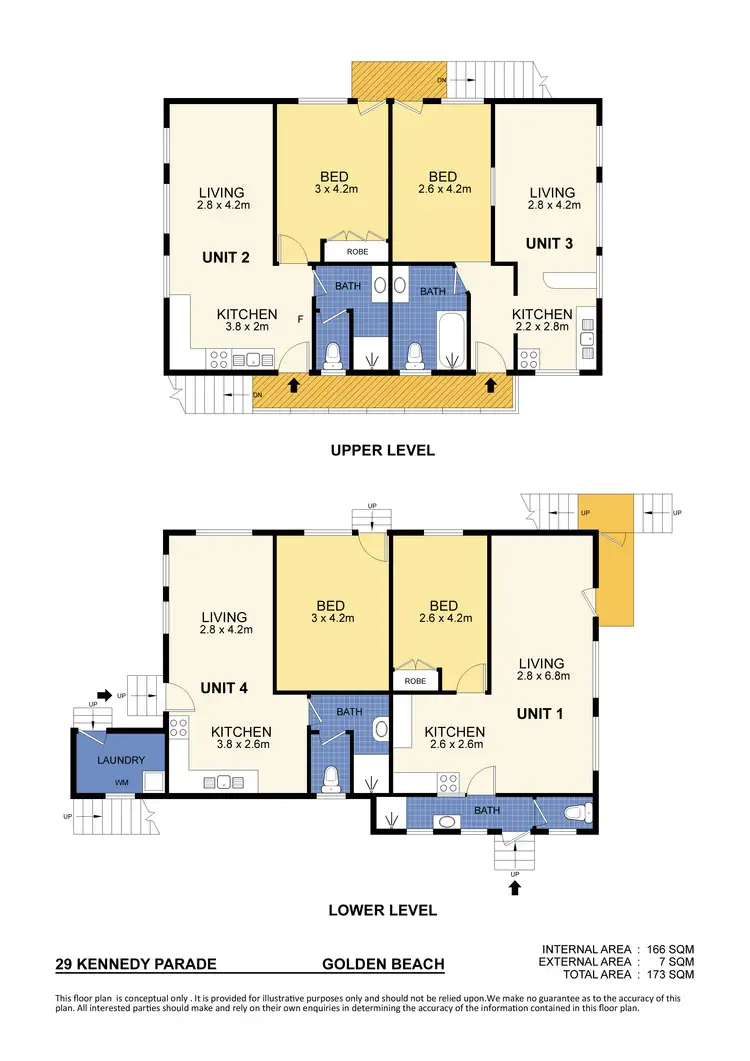Floorplan of Homely block of units listing, 29 Kennedy Parade, Golden Beach QLD 4551