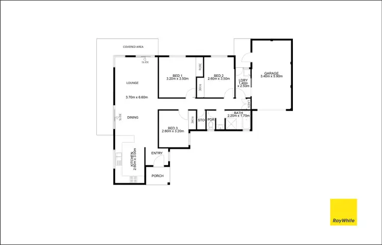 Floorplan of Homely semi-detached listing, 2/29 The Triangle, Culburra Beach NSW 2540