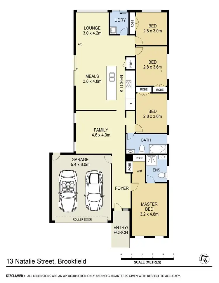 Floorplan of Homely house listing, 13 Natalie Street, Brookfield VIC 3338