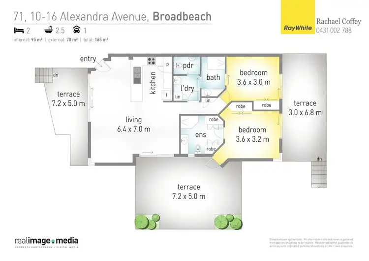 Floorplan of Homely apartment listing, 71 'Diamond Beach' 10-16 Alexandra Avenue, Mermaid Beach QLD 4218