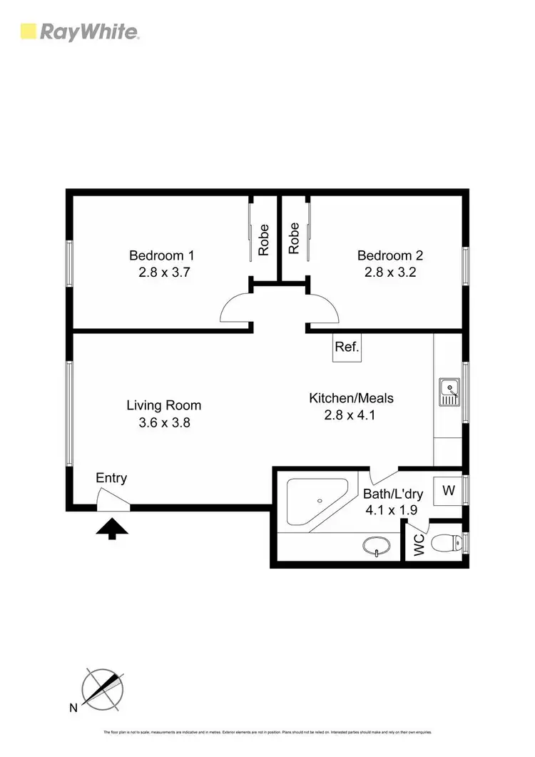 Floorplan of Homely unit listing, 108/325 Nepean Highway, Frankston VIC 3199
