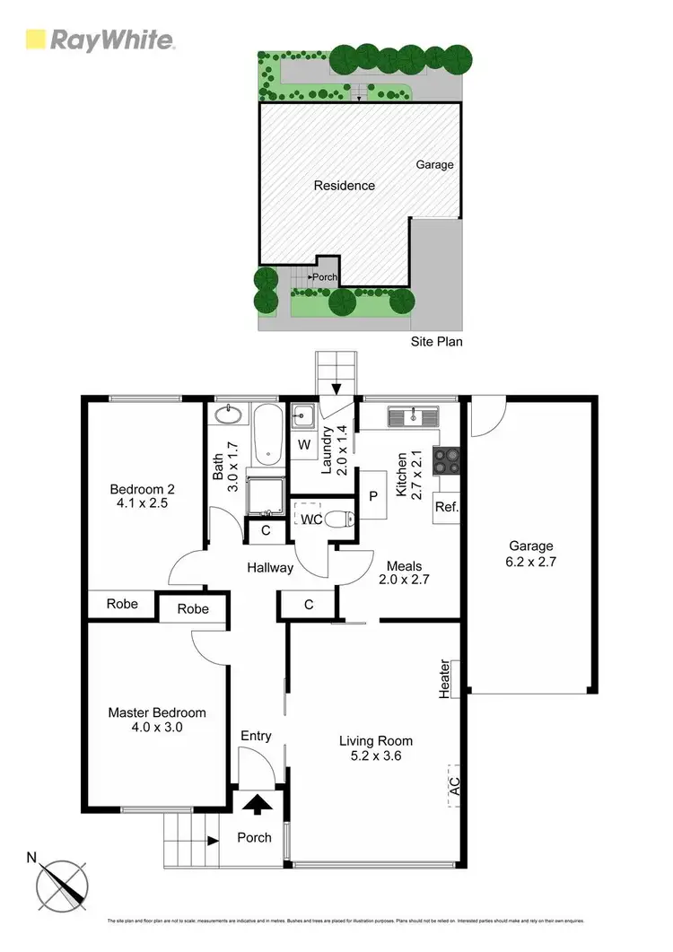 Floorplan of Homely unit listing, 2/17-21 Mount View Court, Frankston VIC 3199