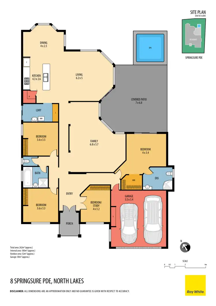 Floorplan of Homely house listing, 8 Springsure Parade, North Lakes QLD 4509