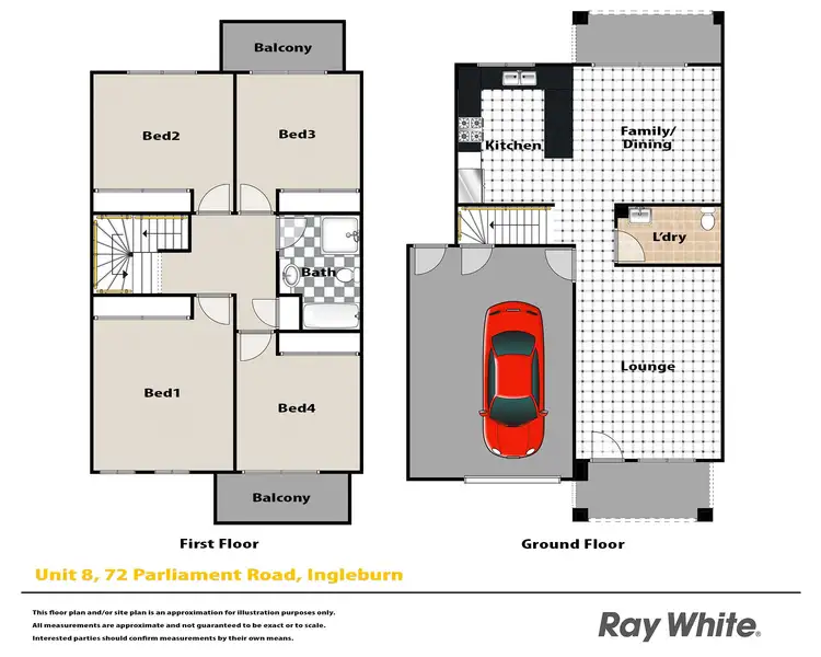 Floorplan of Homely house listing, 8/72 Parliament Road, Macquarie Fields NSW 2564