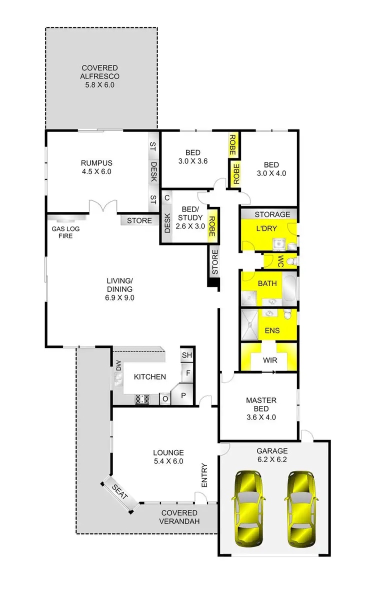 Floorplan of Homely house listing, 21 Pethajohn Parade, Grovedale VIC 3216