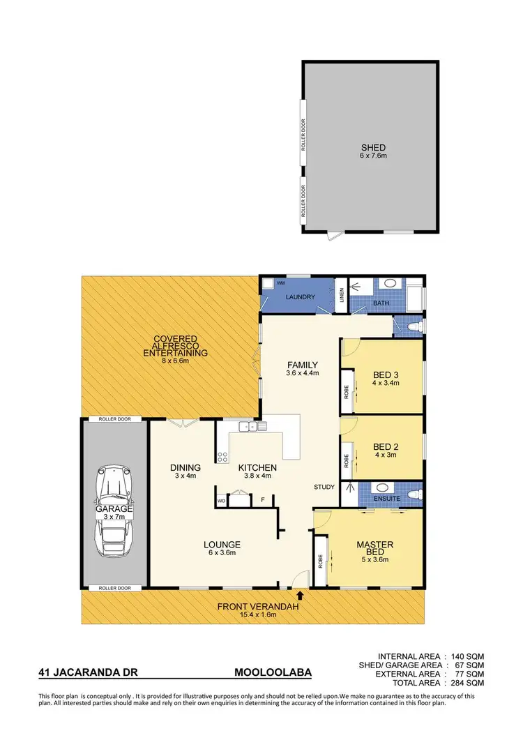 Floorplan of Homely house listing, 41 Jacaranda Drive, Mooloolaba QLD 4557