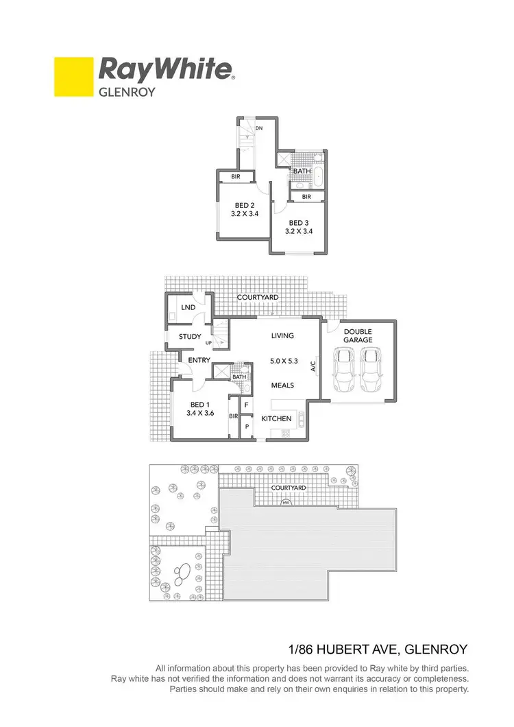 Floorplan of Homely townhouse listing, 1/86 Hubert Avenue, Glenroy VIC 3046
