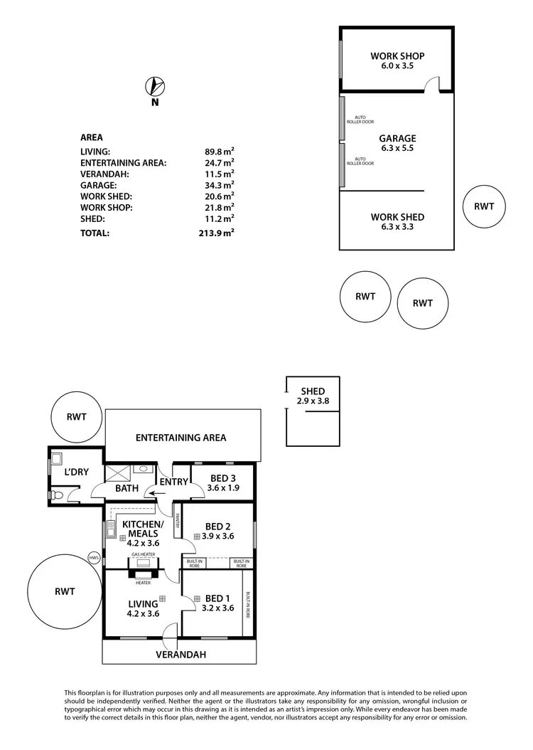 Floorplan of Homely house listing, 48 Wirrinilla Drive, Macclesfield SA 5153