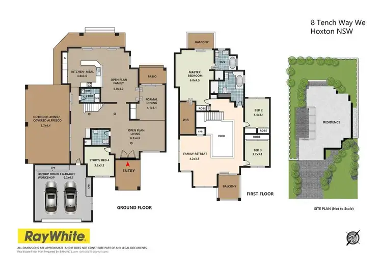 Floorplan of Homely house listing, 8 Tench Way, West Hoxton NSW 2171