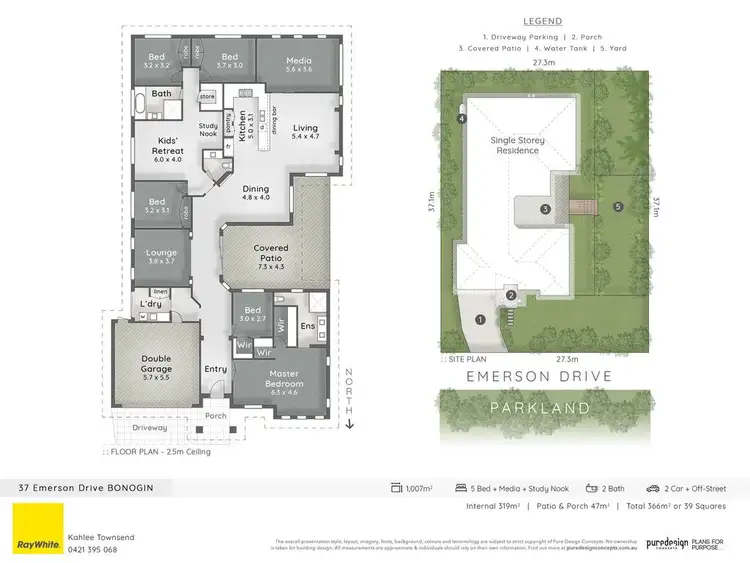 Floorplan of Homely house listing, 37 Emerson Drive, Bonogin QLD 4213