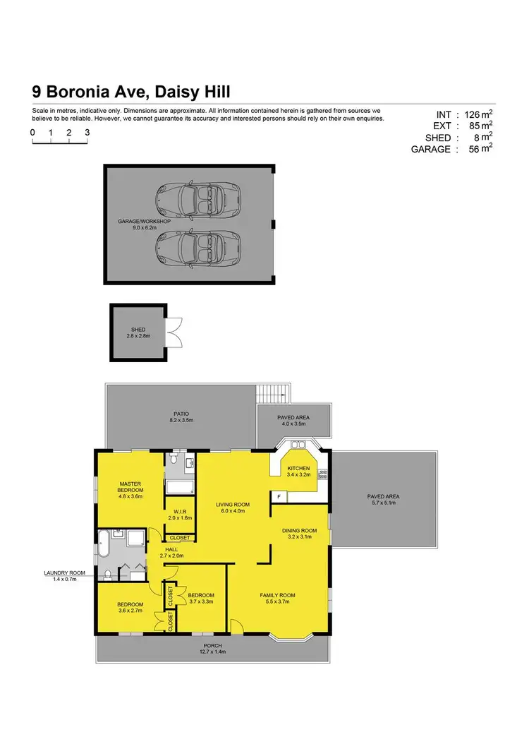 Floorplan of Homely house listing, 9 Boronia Avenue, Daisy Hill QLD 4127