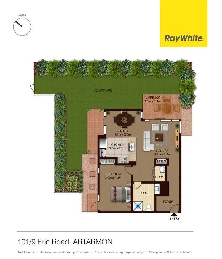 Floorplan of Homely unit listing, 101/9 Eric Road, Artarmon NSW 2064