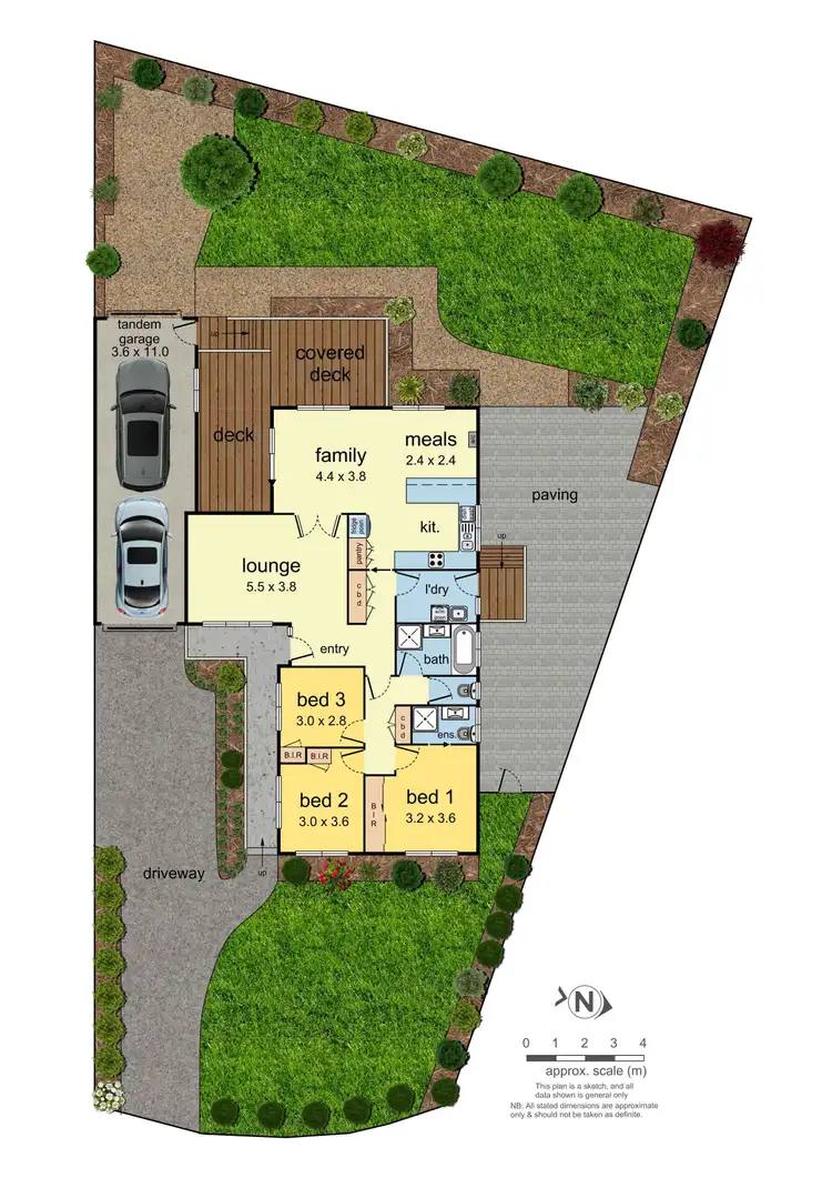 Floorplan of Homely house listing, 1 Childs Rise, Endeavour Hills VIC 3802