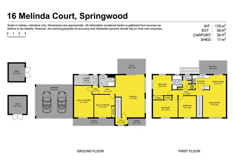Floorplan of Homely house listing, 16 Melinda Court, Springwood QLD 4127