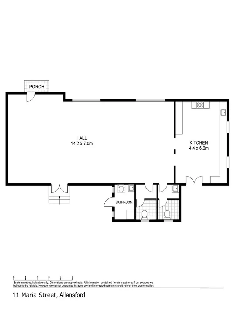 Floorplan of Homely other listing, 11 Maria Street, Allansford VIC 3277